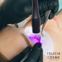 LED pine extension light with foot switch Allergy reduction glue curing-282